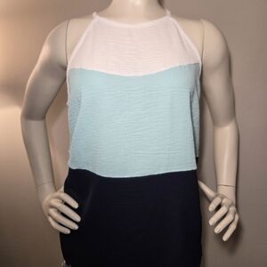 Colorblock Sleeveless Top